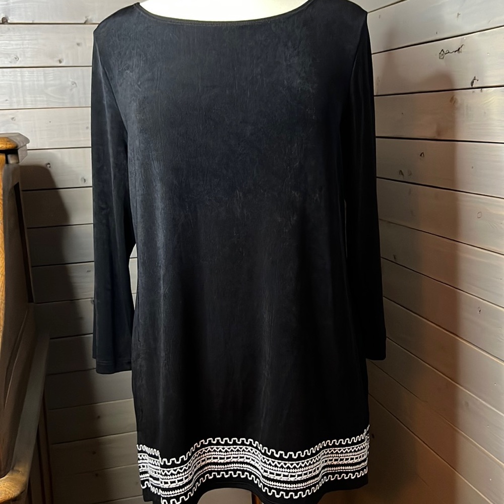 Chico’s Travelers Black Tunic